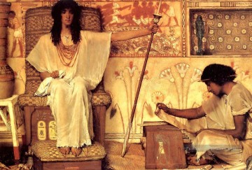 Joseph Superviseur des Pharaons Granars romantique Sir Lawrence Alma Tadema Peinture à l'huile